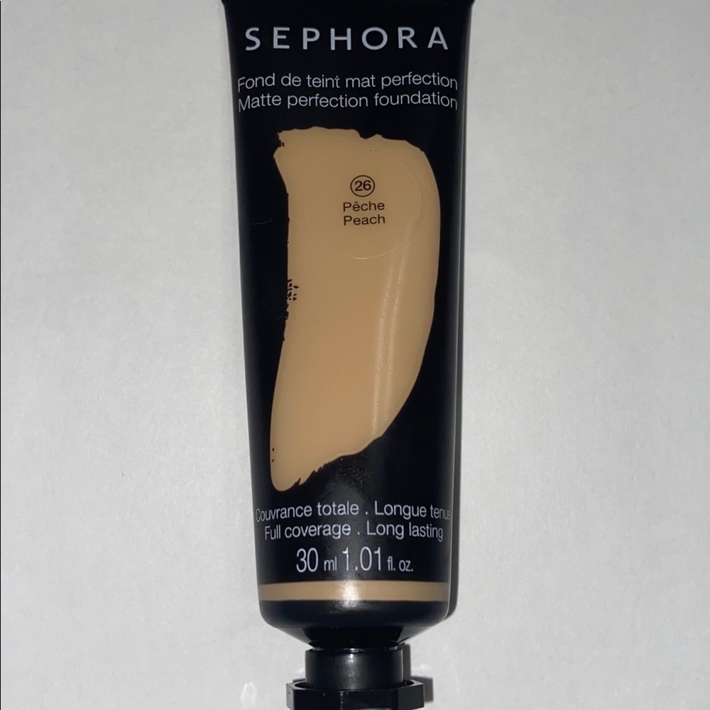 Sephora peach full coverage foundation